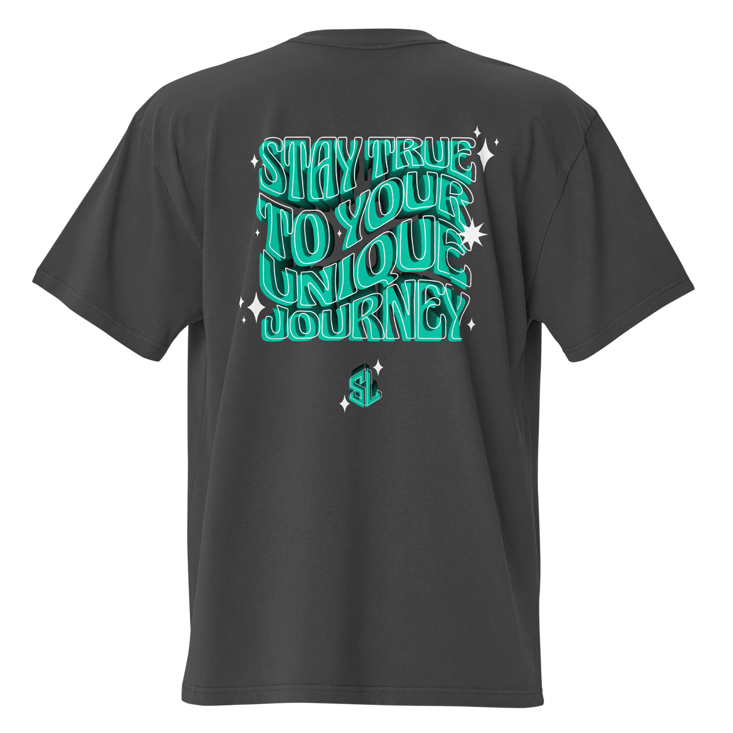 SuperLa [Retro 2] Oversized Tee - Emerald Green